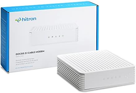 Modem Hitron CODA DOCSIS 3.1 |  Se connecte à n'importe quel routeur WiFi ou WiFi maillé |  Certifié Comcast Xfinity, Charter Spectrum, Cox |  10 fois plus rapide que DOCSIS 3.0 |  Modem câble avec 2 ports Ethernet 1 Gbit/s
 Avis, Fiche Technique et Prix au Maroc