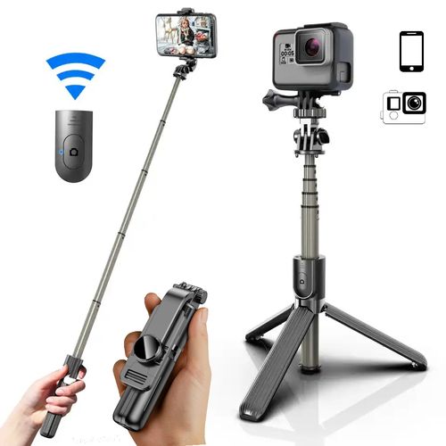Perche à Selfie Bluetooth, pliable, pour téléphone, portable/Gopro
 Fiche Technique et Prix au Maroc