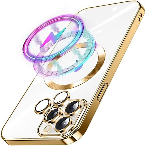 QUIVANA Pochette transparent pour iphone 14 pro max Gold
 Fiche Technique et Prix au Maroc