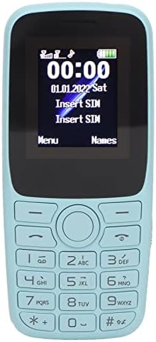 Bewinner Téléphone portable débloqué pour enfants âgés, téléphone portable 2G GSM à écran de 2,4 pouces, téléphone portable à gros boutons pris en charge par double SIM pour les parents âgés (bleu ciel)
 Fiche Technique et Prix au Maroc