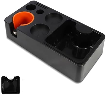 COLORSOUL Station de bourrage d'espresso et boîte à frapper Station de tamponnage de café en ABS Station d'organisation d'espresso adaptée au stockage 51-58MM Distributeur de doseur d'espresso Portafilter Écran de rondelle
 Avis, Fiche Technique et Prix au Maroc