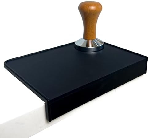 Salomayes Tapis de bourrage expresso, tapis de bourrage de café, tapis de bourrage d'espresso en silicone de qualité alimentaire, station de bourrage de café antidérapante de 8 pouces x 6 pouces, accessoires d'espresso
 Avis, Fiche Technique et Prix au Maroc