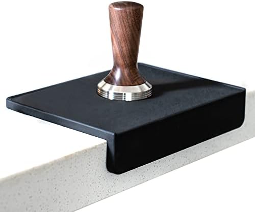 watchget Tapis de bourrage à expresso, tapis de bourrage de café, tampon en silicone noir de qualité alimentaire, station de bourrage de café de 8 pouces x 6 pouces, accessoire à expresso, imperméable et résistant à la chaleur
 Avis, Fiche Technique et Prix au Maroc