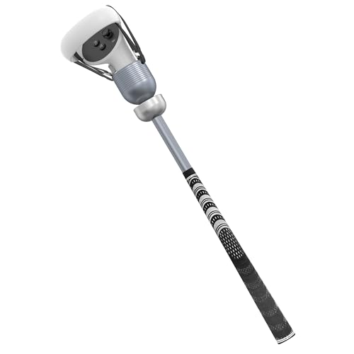DGPCT Weighted Golf Club Attachment for Meta Quest 2, VR Golf Club Compatible with Meta Oculus Quest 2, Aluminum Alloy Golf Handle for Meta Golf Games Fiche Technique et Prix au Maroc