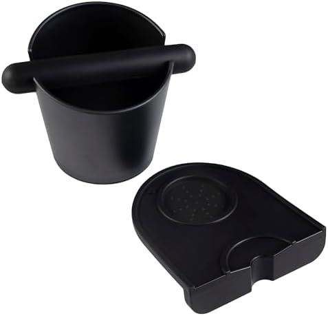 IAOSEN 5 pouces Knock Box Espresso Knock Box Silicone café Tamper Mat Accessoires de machine à expresso Ensemble de 2 avec une tige de frappe amovible plus longue pour le bureau à domicile Outils Barista pour Bar Shop
 Avis, Fiche Technique et Prix au Maroc