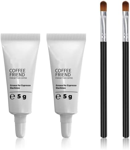 Graisse pour machine à expresso, graisse silicone-lubrifiant pour machine à café Tube de 5 g compatible avec toutes les machines à expresso Sa eco, Ph illips et Gag gia, kit d'entretien pour l'entretien et la maintenance (White2PC)
 Avis, Fiche Technique et Prix au Maroc