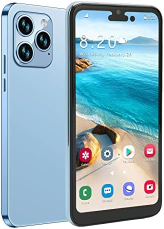 Hilitand iP14 Pro Max Smartphone débloqué pour Android 11, téléphone portable débloqué 6,1", FHD Face ID, extension 4 Go 64 Go 128 Go, double SIM, 4000 mAh, double caméra 8 MP 16 MP, T Mobile, pour Verizon pris en charge (bleu)
 Fiche Technique et Prix au Maroc