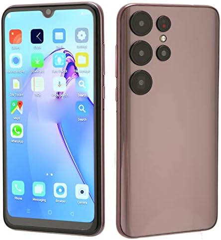 Téléphone portable ultra débloqué S22, écran goutte d'eau de 6,3 pouces, 4 Go de RAM, 64 Go de ROM, smartphone Android 12, 5G WiFi double SIM, appareil photo 8 MP 16 MP, Face ID, 6800 mAh (US)
 Fiche Technique et Prix au Maroc