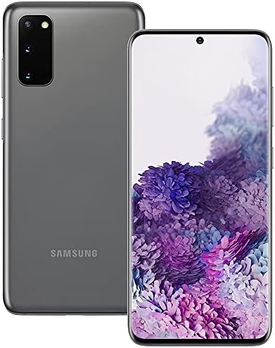 Samsung Galaxy S20 5G Smartphone Android débloqué en usine SM-G981U Version américaine |  Identification d'empreintes digitales et reconnaissance faciale |  Batterie longue durée (gris cosmique, 128 Go)
 Fiche Technique et Prix au Maroc