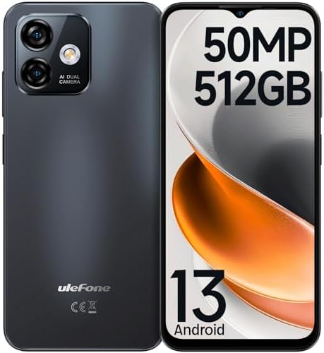 Téléphones mobiles Ulefone Note 16 Pro (16 Go + 512 Go) Android 13 Appareil photo 50 MP Octa Core Smartphone débloqué Écran goutte d'eau de 6,52 pouces, 4400 mAh 4G Double SIM Empreinte digitale Face ID GPS OTG, Version Globla - Noir
 Fiche Technique et Prix au Maroc