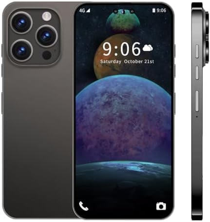 I14 Pro Max Téléphone Android débloqué Smartphone 8 cœurs 8 Go + 256 Go Téléphone portable 13MP + 50MP Pixels Batterie 6000mAh pour veille prolongée Écran HD de 6,7 pouces Téléphone portable 4G Capacité double carte SIM (Noir)
 Fiche Technique et Prix au Maroc