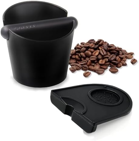 Accessoires pour machine à expresso, lot de 2 tapis de protection pour boîte à café, boîte à café avec barre de frappe amovible et base antidérapante, tapis de protection pour expresso en silicone pour la maison, outils de barista pour bar et magasin
 Avis, Fiche Technique et Prix au Maroc