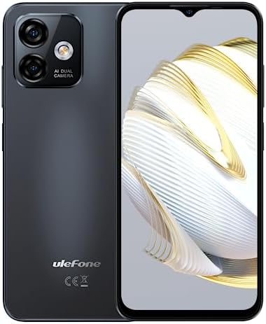 Ulefone Note 16 Pro |  2023 |  Téléphone portable débloqué, Android 13, Octa-core 12 Go + 128 Go, téléphones à écran 6,52", double caméra 50 MP, batterie 4400 mAh, double 4G, déverrouillage par empreinte digitale, OTG, noir
 Fiche Technique et Prix au Maroc