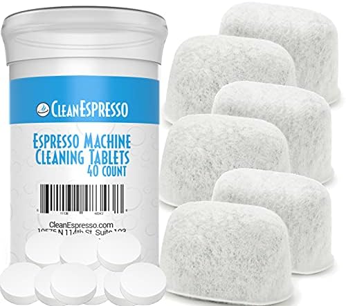 Nettoyant pour machine à expresso CleanEspresso – 40 comprimés et 6 filtres pour machines Breville – Pastilles de nettoyage 2 g et filtres à eau de rechange
 Avis, Fiche Technique et Prix au Maroc