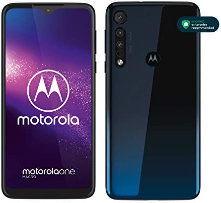 Motorola One Macro Dual-SIM XT2016-1 64 Go (GSM uniquement | Pas de CDMA) Smartphone 4G/LTE débloqué en usine (bleu sidéral) – Version internationale
 Fiche Technique et Prix au Maroc