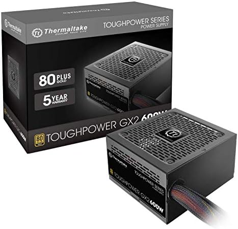 Thermaltake Toughpower GX2 80+ Gold 600W SLI/Crossfire Ready Continuous Power ATX 12V V2.4/EPS V2.92 Non Modular Power Supply 5 Year Warranty PS-TPD-0600NNFAGU-2 Fiche Technique et Prix au Maroc