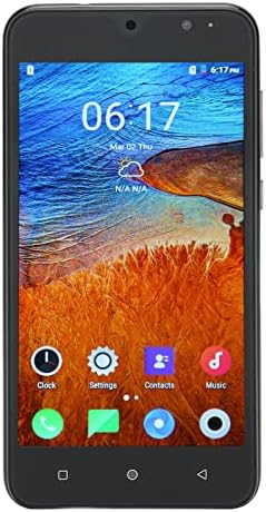 PUSOKEI Téléphone portable débloqué, smartphone Android10, 4 Go de RAM 32 Go de ROM, écran 5,5 FHD, double caméra 16 MP + 8 MP, WiFi 5G, téléphone portable double SIM, reconnaissance faciale, longue durée de vie de la batterie (Noir)
 Fiche Technique et Prix au Maroc