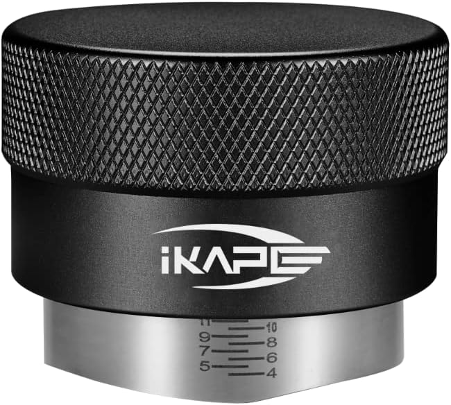 IKAPE Coffee Products, distributeur de café 58 mm, distributeur d'espresso adaptatif par gravité, s'adapte à tous les porte-filtres à expresso de 58 mm, compatible avec le porte-filtre sans fond Rancilio de 58,35 mm (noir)
 Avis, Fiche Technique et Prix au Maroc