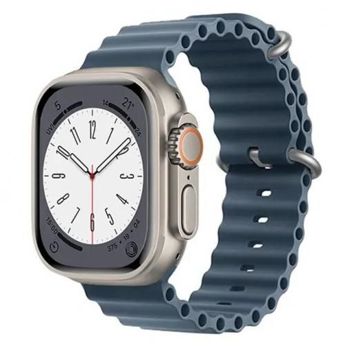 Band Replacement Strap Compatible with Apple Watch Série 1 à 8, SE et Ultra, taille:42/44/45/49MM, gris foncé
 Fiche Technique et Prix au Maroc
