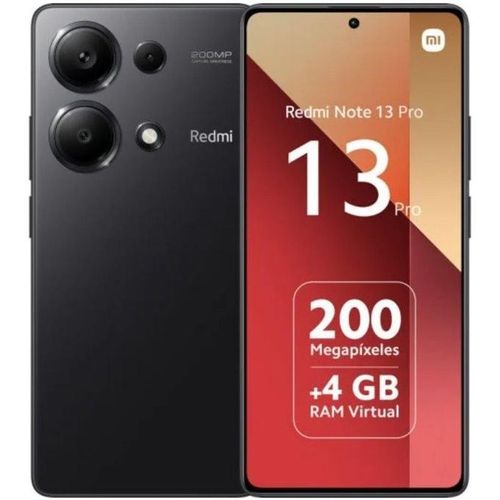 XIAOMI REDMI NOTE 13 PRO – 6.67"- 8GB + 256GB – MIDNIGHT BLACK
 Fiche Technique et Prix au Maroc