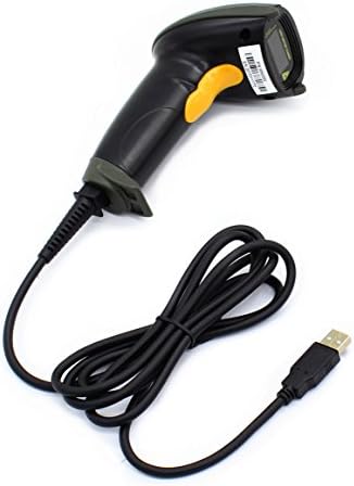 WoneNice USB Laser Barcode Scanner Wired Handheld Bar Code Scanner Reader Black Fiche Technique et Prix au Maroc