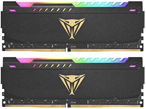 Patriot Viper Steel RGB DDR4 RAM 16GB (2X8GB) 3600MHz CL20 UDIMM Desktop Gaming Memory Kit - PVSR416G360C0K Fiche Technique et Prix au Maroc