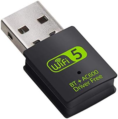 Adaptateur USB WiFi Bluetooth, récepteur externe réseau sans fil double bande 600 Mbps 2,4/5 GHz, mini dongle WiFi pour PC/ordinateur portable/ordinateur de bureau
 Avis, Fiche Technique et Prix au Maroc