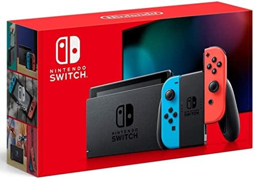 Nintendo Switch avec Joy‑Con bleu néon et rouge néon
 Avis, Fiche Technique et Prix au Maroc