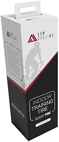KOM Cycling Indoor Trainer Tire 700 x 25c - Indoor Road Bike Trainer Tire with Quiet Long Lasting Proprietary Rubber Compound - Perfect for Saris, Kinetic Kurt, Wahoo and Other Indoor Bike Trainers … Fiche Technique et Prix au Maroc