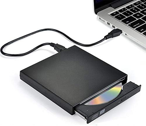Lecteur de CD DVD externe, USB 2.0 mince portable lecteur de CD-RW externe graveur de DVD-RW lecteur pour ordinateur portable ordinateur de bureau PC, noir
 Avis, Fiche Technique et Prix au Maroc