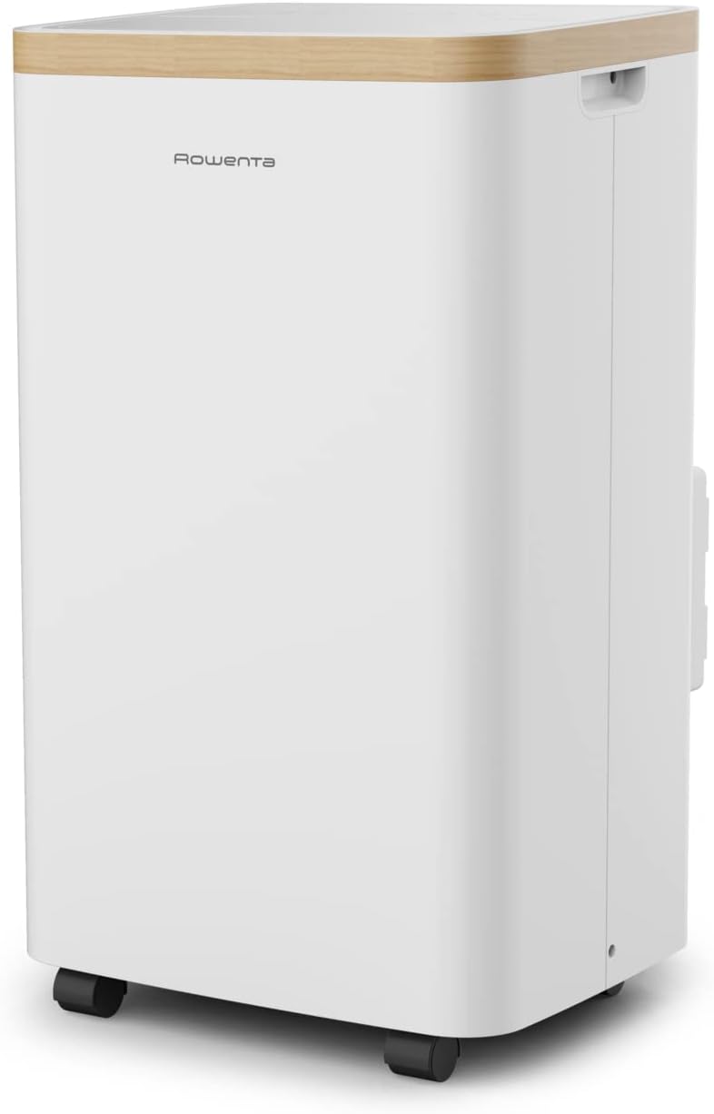 Rowenta Climatiseur portable, 3000 W, Performance énergétique classe A, Refroidissement puissant, Silencieurx, Compact, Couverture jusqu'à 100 m3, Fonction éco, Turbo Eco Sense AU5610F0 Avis, Fiche Technique et Prix au Maroc