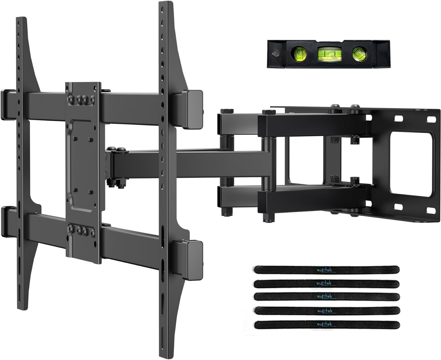 suptek Support Mural TV, Support TV Mural Orientable et Inclinable pour TV Plat et Incurvé LCD LED 32-84 Pouces, Robuste Bras Television Mural jusqu'à 60KG,Accroche TV Mural Max. VESA 600x400mm MA01AAvis, Fiche Technique et Prix au Maroc