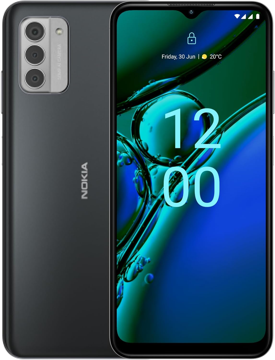 Nokia Smartphone G42 6,56" HD+, 4 GB/128 GB de Stockage, Batterie offrant 3 Jours d'autonomie, Android 13, Capture Audio 3D OZO, réparabilité QuickFix et Double SIM - Gris Fiche Technique et Prix au Maroc