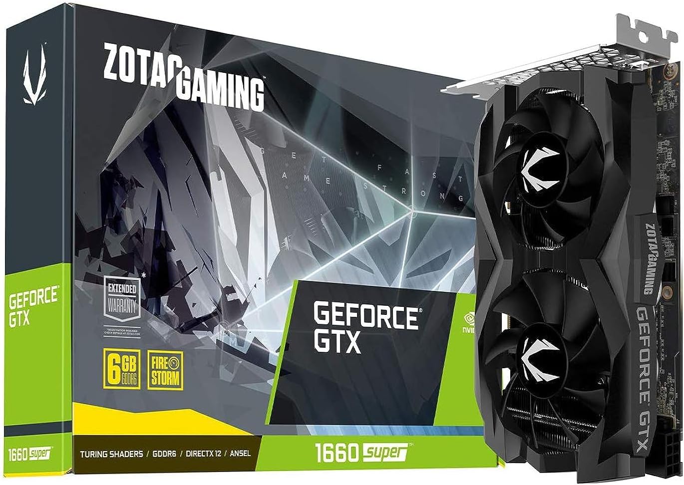 Zotac Gaming GeForce GTX 1660 Super 6 Go GDDR6 192 Bits Carte Graphique de Jeu, Super compacte, Zt-T16620F-10L Fiche Technique et Prix au Maroc