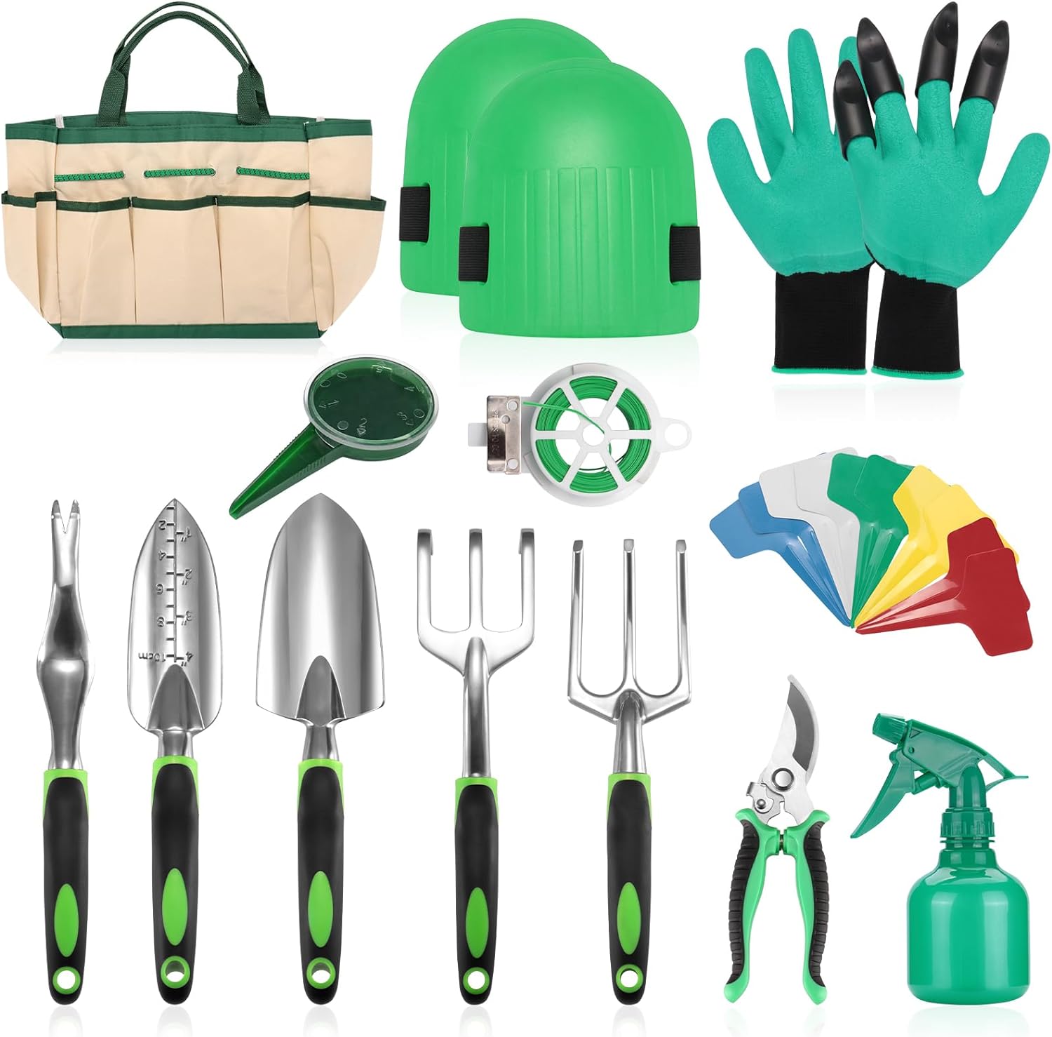 penobon Ensemble d'Outils de Jardinage, 10 Pièces Outillage de Jardin en Acier Inoxydable avec Sac de Rangement, Cadeaux pour Les Jardiniers Avis, Fiche Technique et Prix au Maroc
