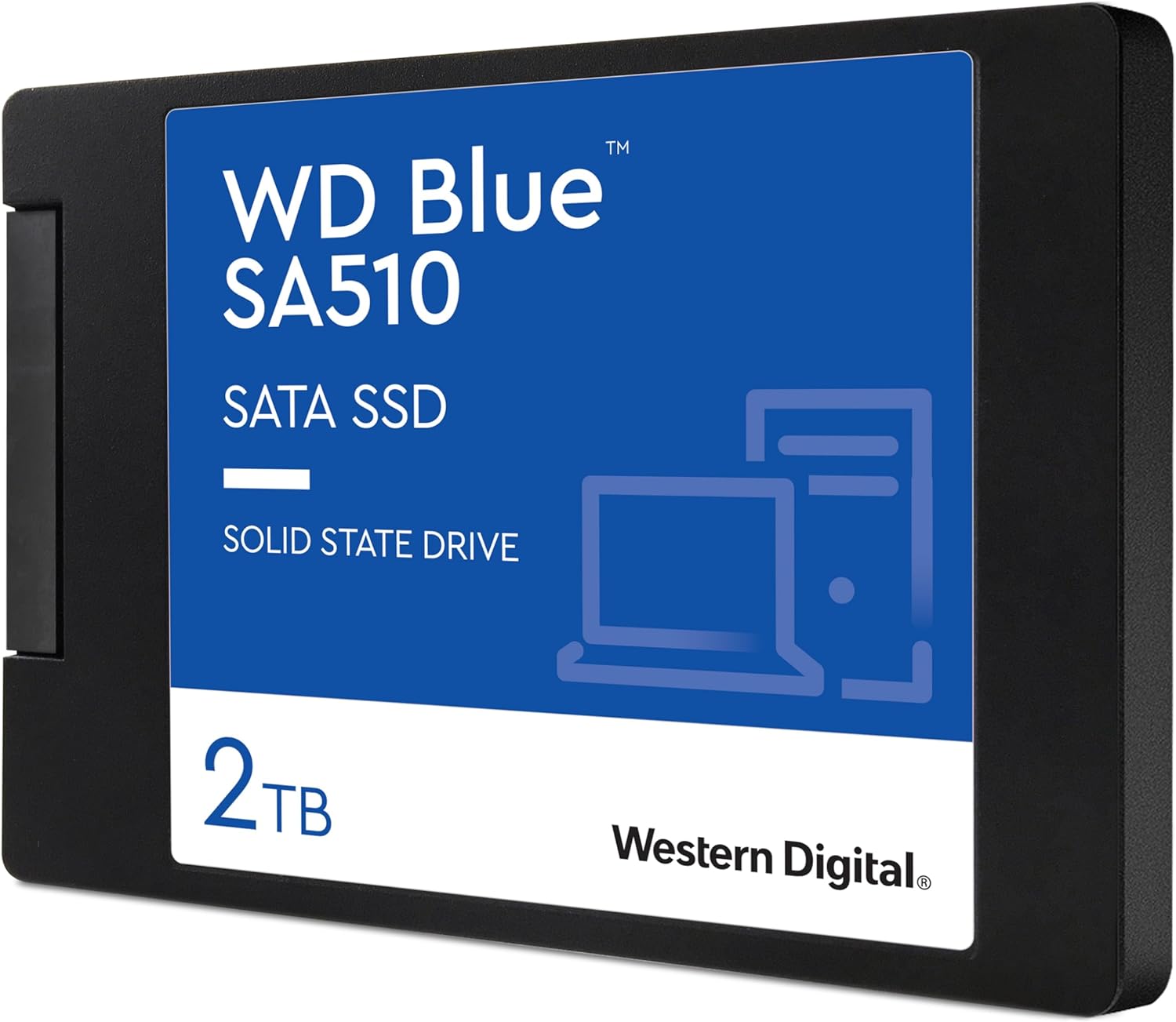 WD Blue SA510 2 To 2.5" SATA SSD avec une vitesse de lecture allant jusqu'à 560 MB/s Fiche Technique et Prix au Maroc