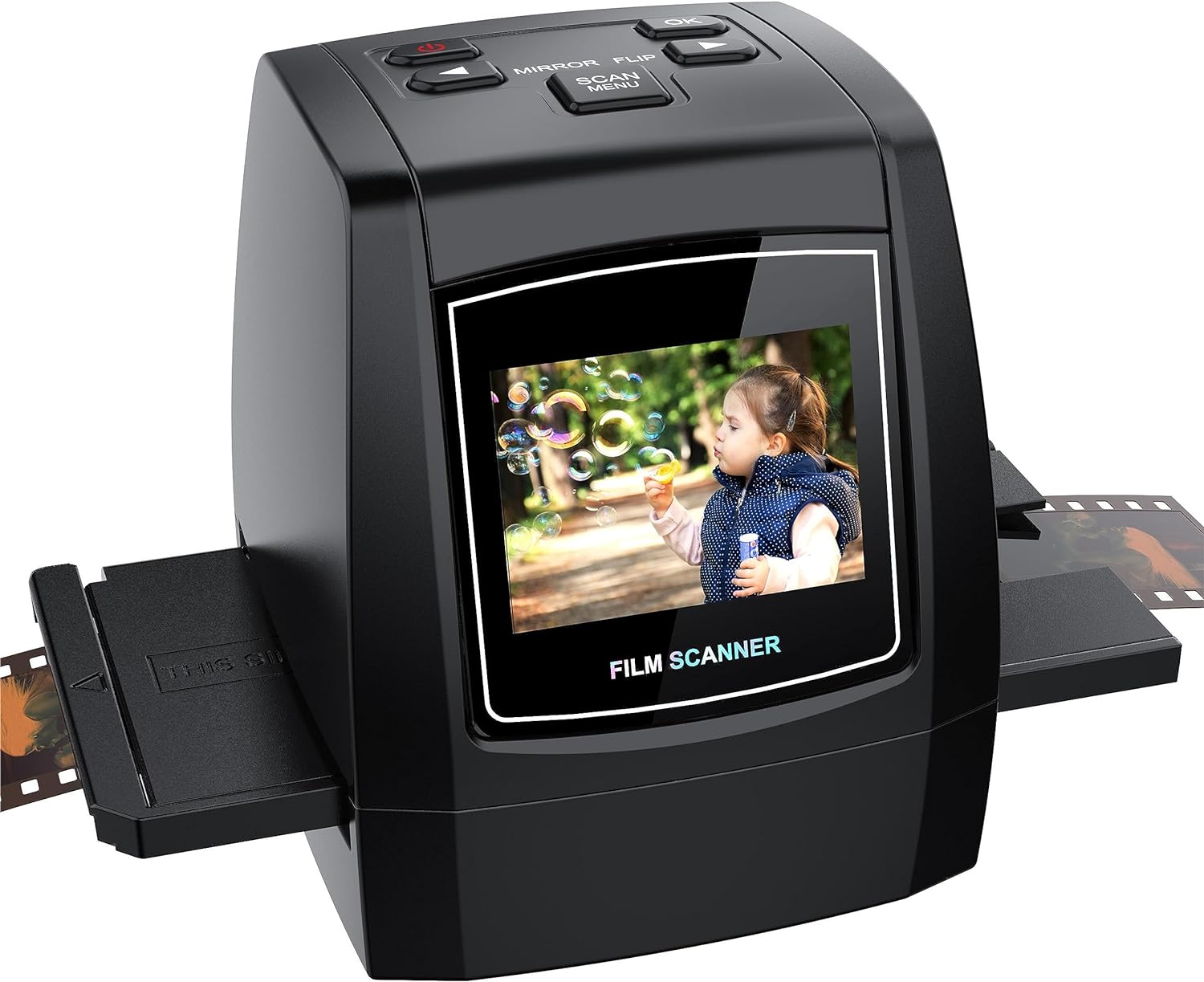 Mini Scanner numérique de Films et de Diapositives - Convertit Les négatifs et Les Diapositives des Films 35 mm, 126, 110, Super 8 et 8 mm en Images JPEG de 22 mégapixels - Ecran LCD de 2,4 Pouces Fiche Technique et Prix au Maroc