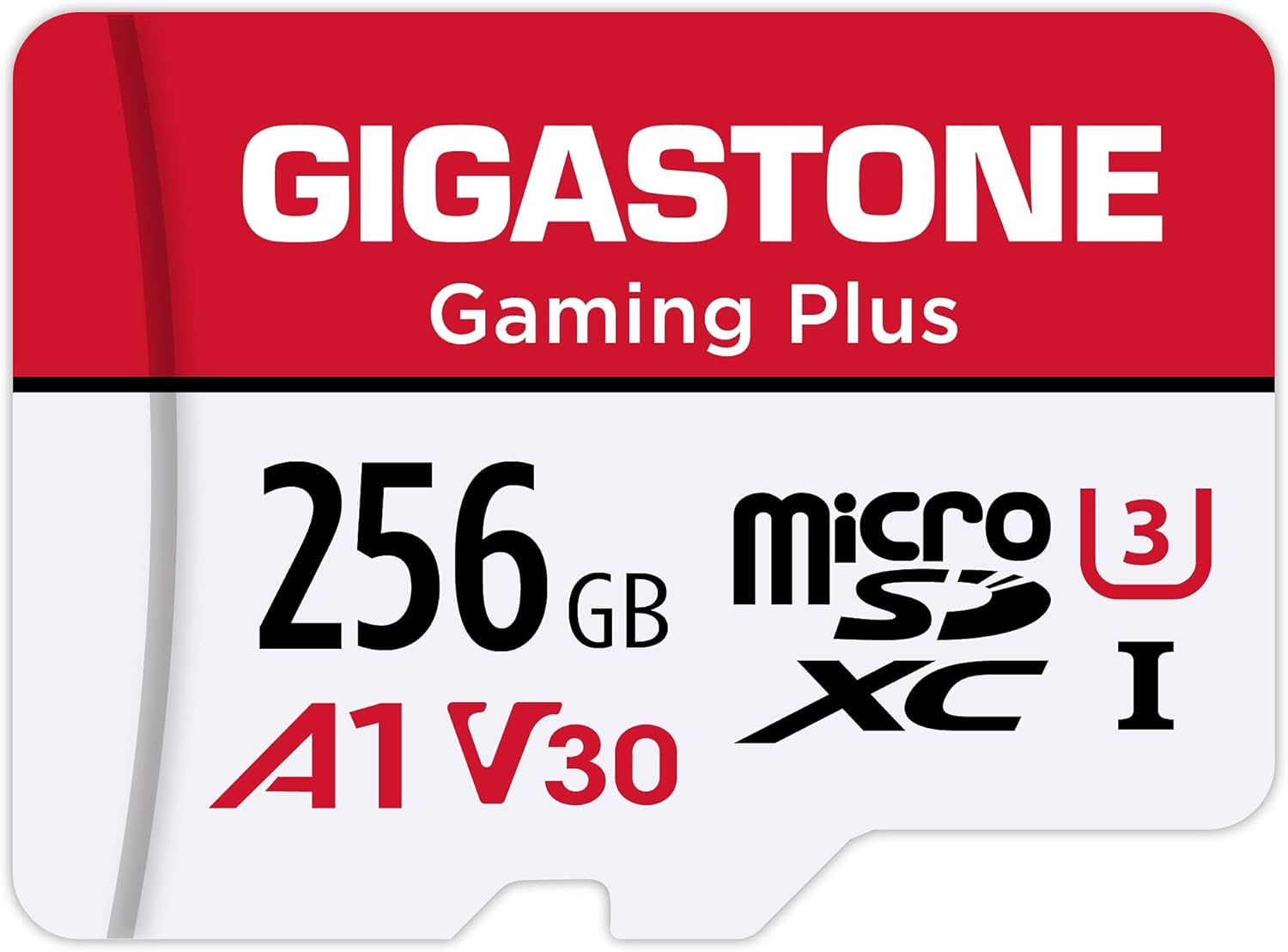 Gigastone Carte Mémoire Micro SDXC 256 Go Gaming Plus Série, Vitesse de Lecture allant jusqu'à 100 Mo/s. Compatible avec Switch Dashcam GoPro Canon Nikon DJI Drone, A1 U3 V30 avec Adaptateur SD. Avis, Fiche Technique et Prix au Maroc