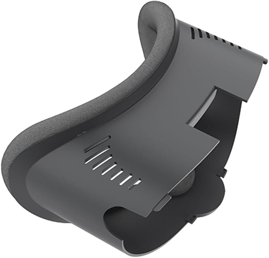 Générique Couvre-Visage avec Ventilateur et lumière RGB Le Casque VR pour Meta Quest 3 Masque d'interface faciale à Circulation d'air de Remplacement pour Les Accessoires Quest3 (Noir)