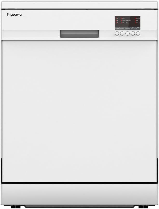 FRLV1247W, Lave vaisselle, 12 couverts, 3 programmes, Cuve acier inoxydable, 47dB, Départ différé, Demi charge, Top amovible, Pieds ajustables, Blanc