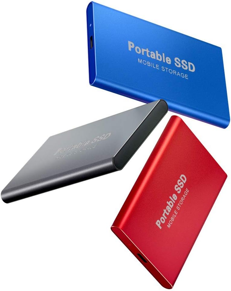 DISFRUTA VIDA disfrutavida.com Disque dur portable SSD haute vitesse pour ordinateur portable, disque dur mobile SSD stockage externe (1 To)