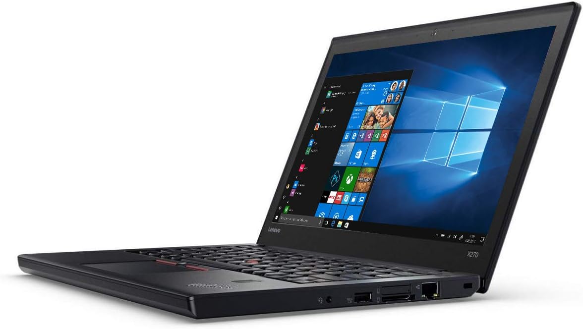 Lenovo ThinkPad X270 12,5" 1920 x 1080 Full HD Intel Core i5 7300U Disque dur SSD 512 Go Mémoire 16 Go Windows 11 Pro UMTS LTE Webcam Ordinateur portable (reconditionné)