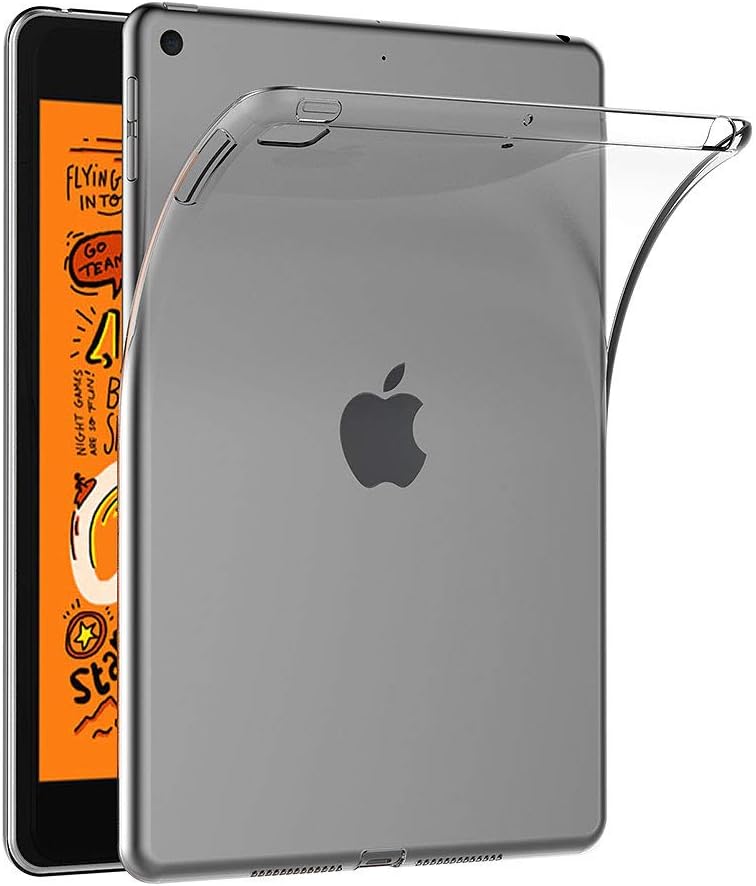 AICEK Coque Compatible Apple iPad Mini 5 2019 Transparente Silicone Coque pour iPad Mini 4 2015 Housse Silicone Etui Case 7,9 Pouces
