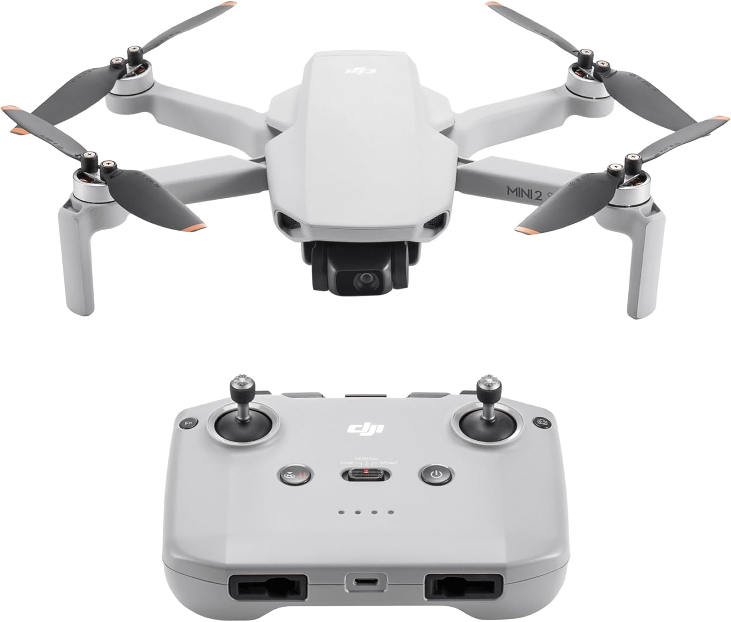 DJI Mini 2 SE, Mini drone caméra pliable, léger avec vidéo 2,7K, Modes intelligents, Transm. vidéo 10 km, Durée de vol 31 minutes, Moins de 249 g, Facile à utiliser, Tour de prise photos, C0