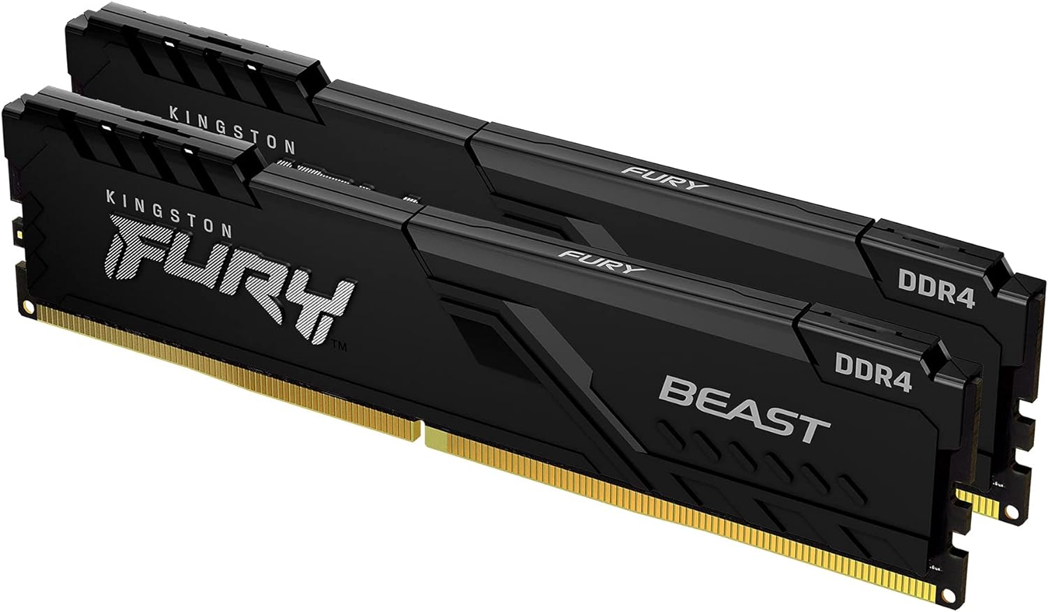 Kingston FURY Beast 16GB (2x8GB) 2666MHz DDR4 CL16 Mémoire Kit pour PC Kit de 2 KF426C16BBK2/16