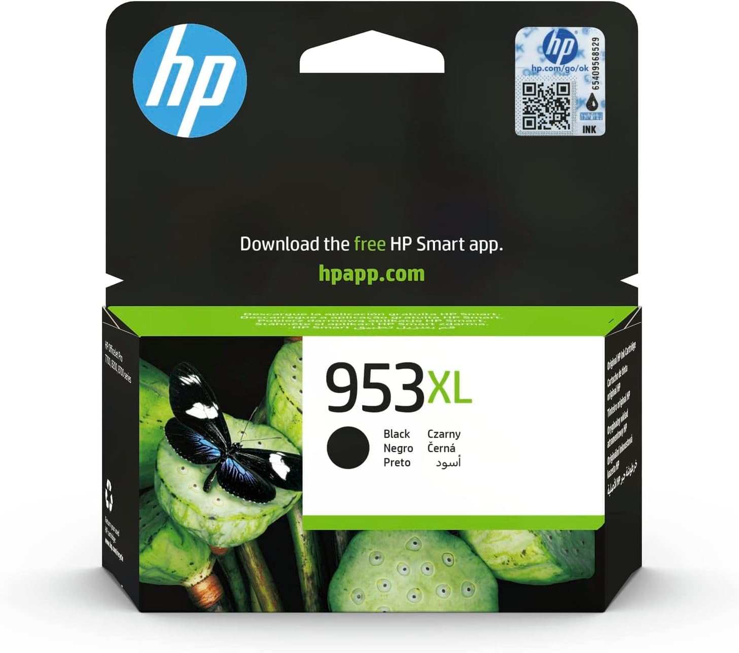 HP 953XL Cartouche d'Encre Noire grande capacité Authentique (L0S70AE)