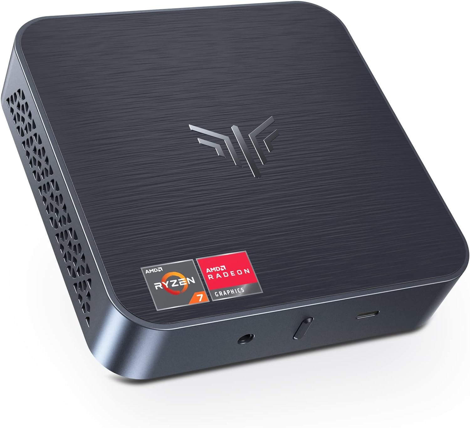 NiPoGi AMD Ryzen 7 3750H Mini PC, 16 Go DDR4 / 512 Go SSD Ordinateur de Bureau, Graphique Radeon RX Vega 10, DP + HDMI 4K @ 60 Hz, Dual WiFi Micro Gamer PC
