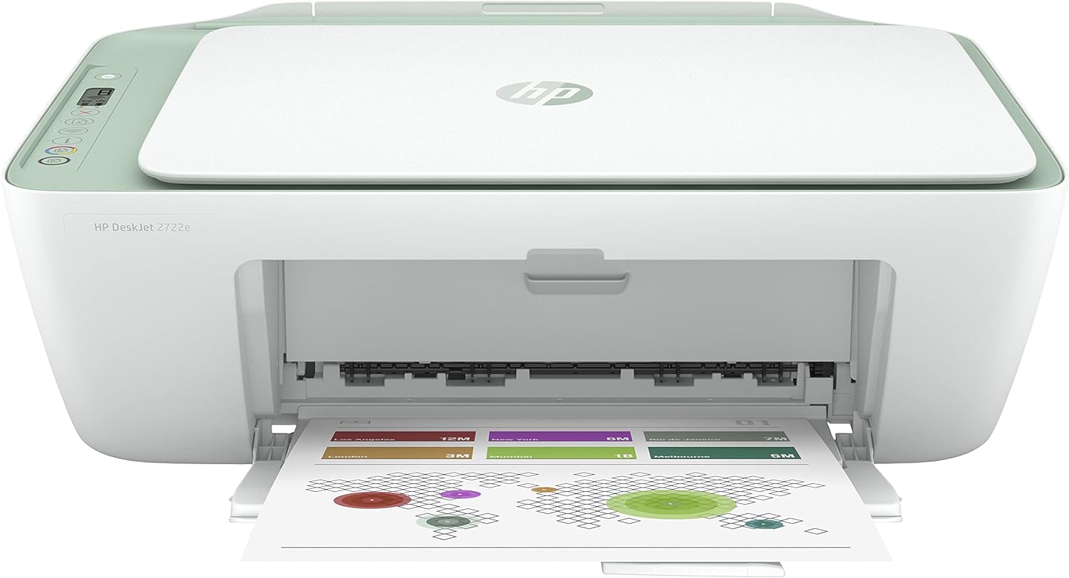 HP DeskJet 2722e A Jet d'encre Thermique A4 4800 x 1200 DPI 7,5 ppm WiFi