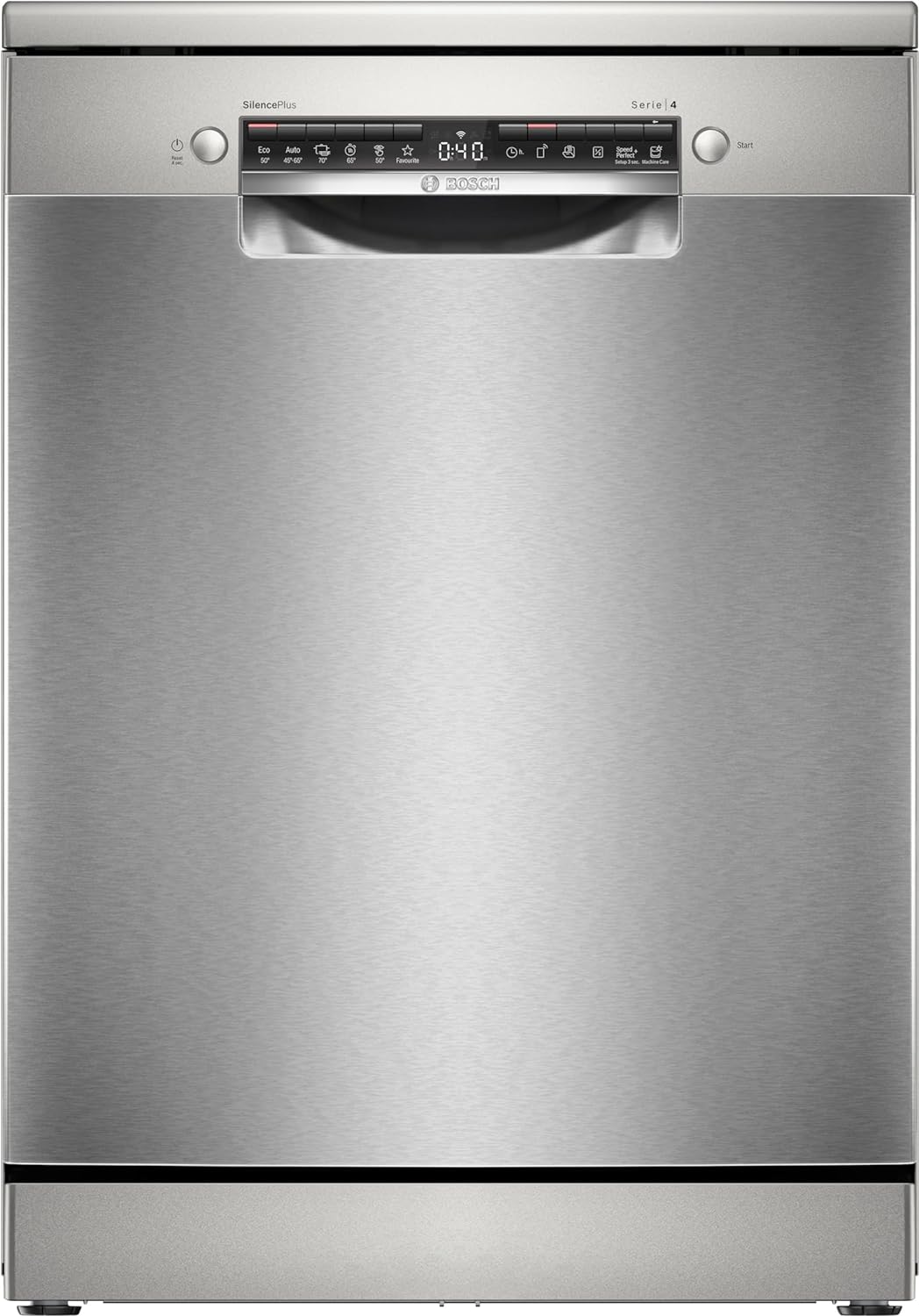 Bosch SMS4ETI00E- Série 4 - Lave-vaisselle pose-libre - 60 cm - 13 couverts - Silence Plus 44 dB - Acier inox
