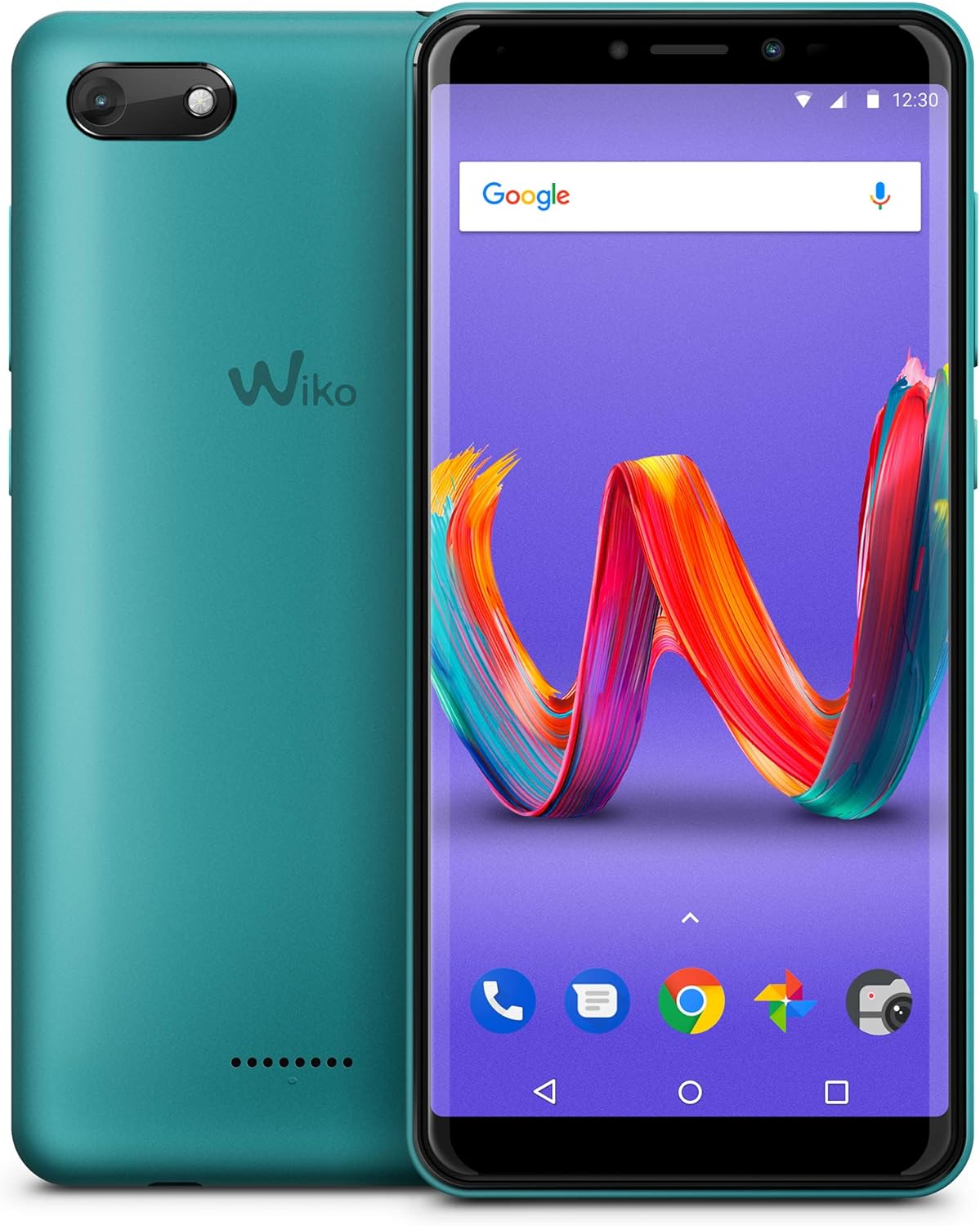 Wiko Harry2 Smartphone portable débloqué 4G (Ecran: 5,45 pouces - 16 Go - Double Micro-SIM - Android) Bleen (Reconditionné)